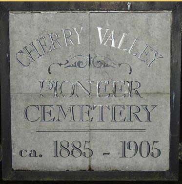 Cherry Valley Pioneer Cemetery